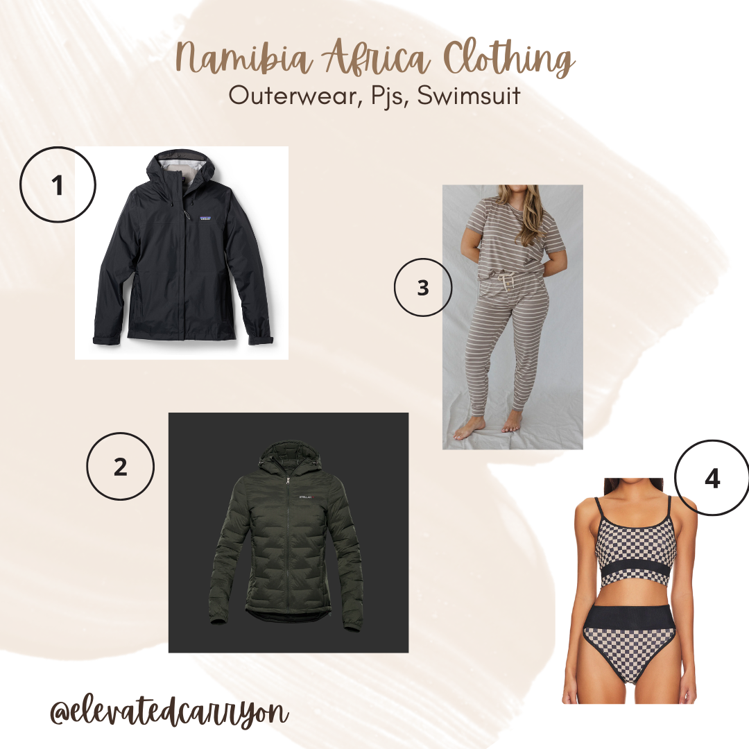 Essential Clothing for a Namibia Safari: Outerwear, Swimsuits and Pajamas